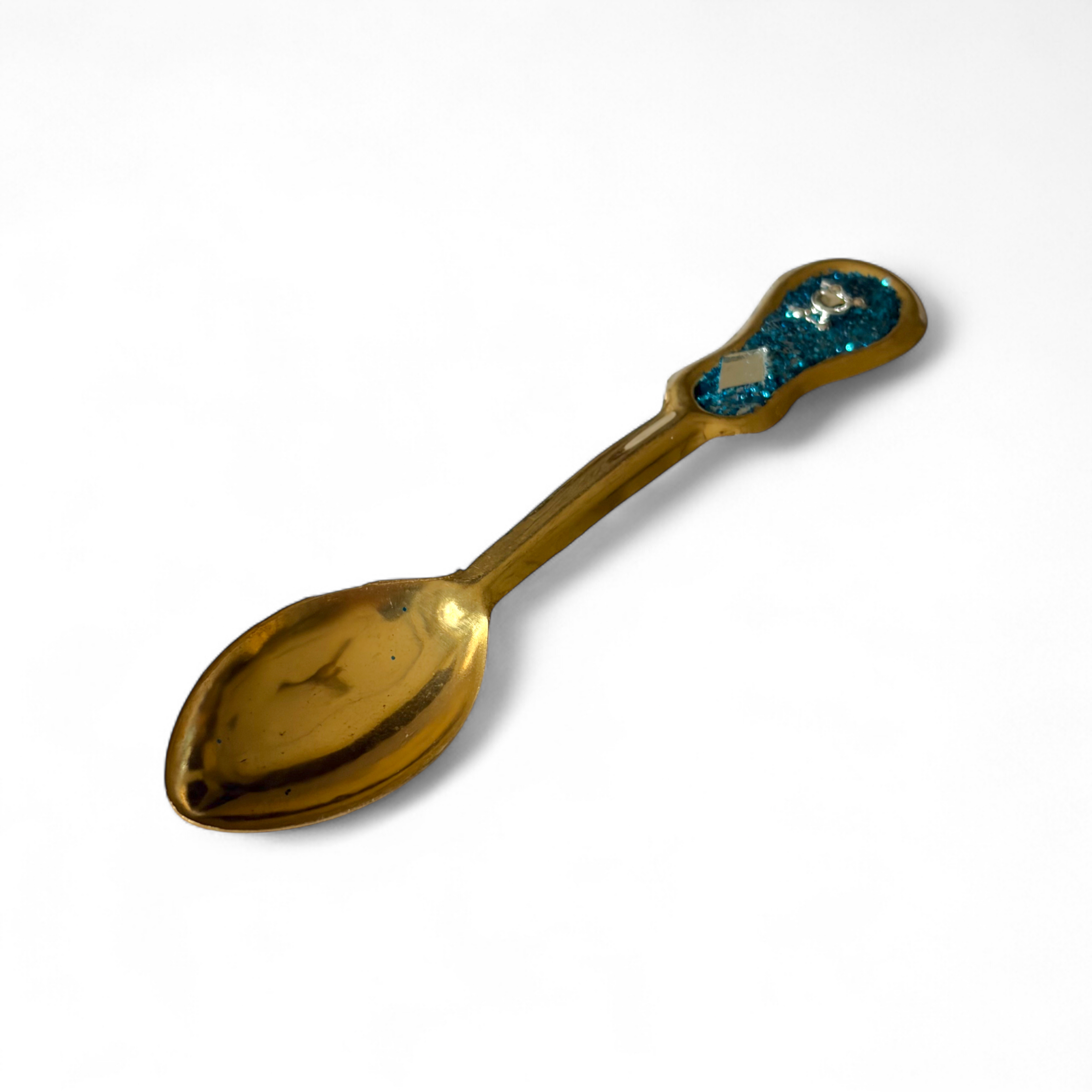 Brass Mukhvaas/Supari Set, Glittered Design, 3 Compartments, Traditional, Premium