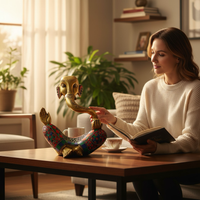 SimplyDecore Brass Ganesha Figurine