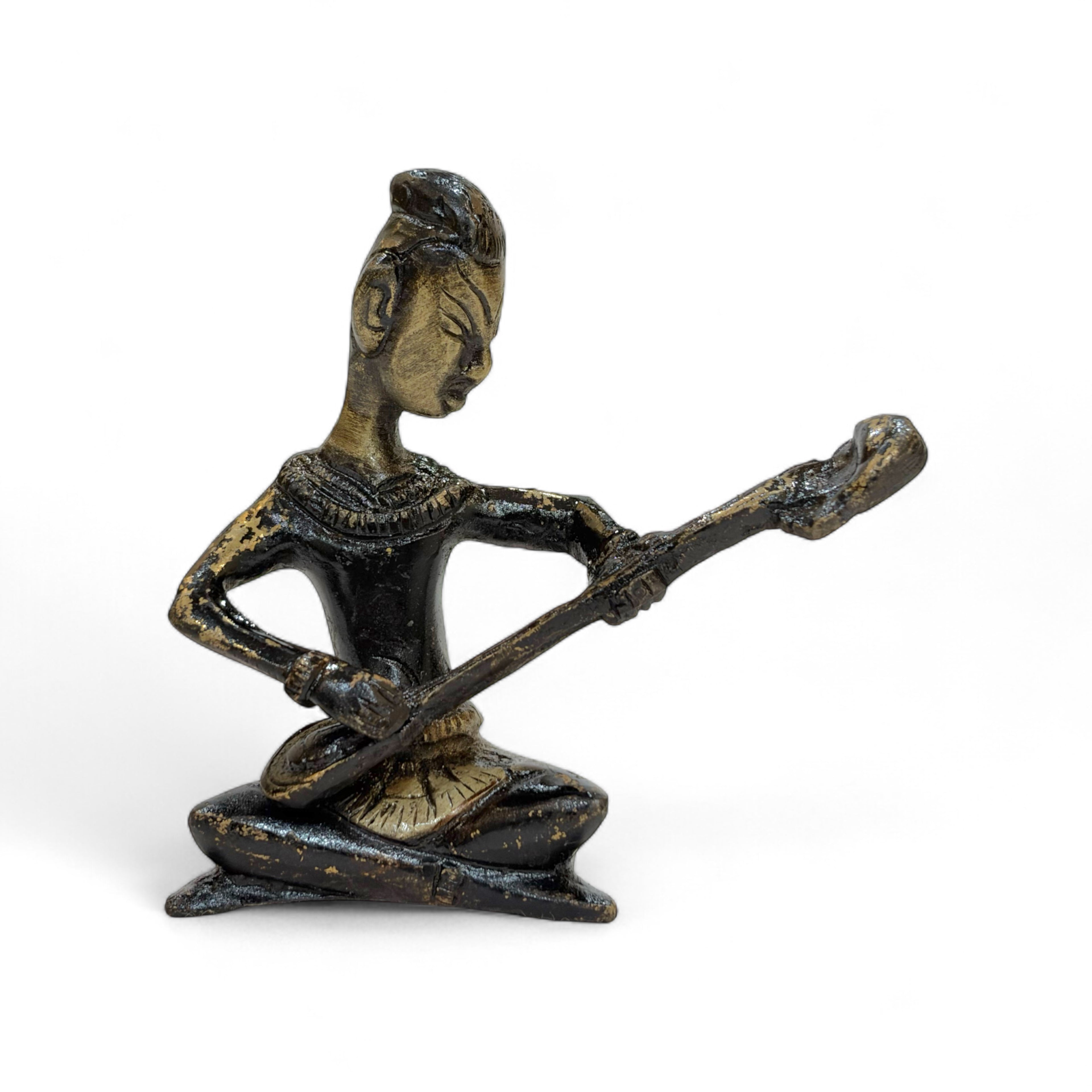 Antique Seated Musician Quartet, Traditional Statues, Decorative Home Decor, Shelf Display Art Pieces, 4 Piece Collection