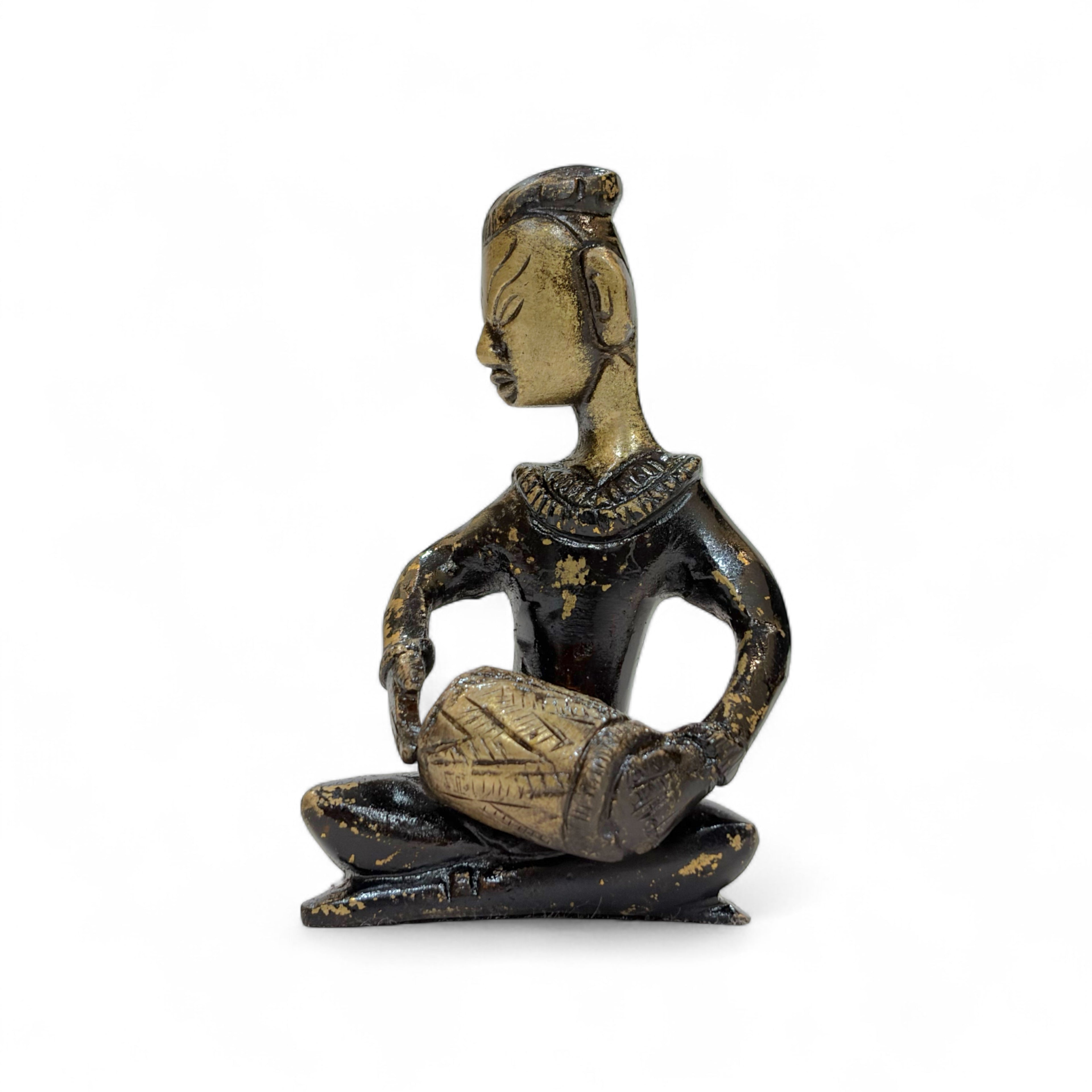 Antique Seated Musician Quartet, Traditional Statues, Decorative Home Decor, Shelf Display Art Pieces, 4 Piece Collection