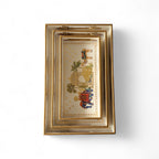 Royal Safari Elephant & Camel Tray Set, Oriental Design, White with Gold Accents, 40x25x5 cm, Tiered Storage Organizer