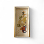 Royal Safari Elephant & Camel Tray Set, Oriental Design, White with Gold Accents, 40x25x5 cm, Tiered Storage Organizer