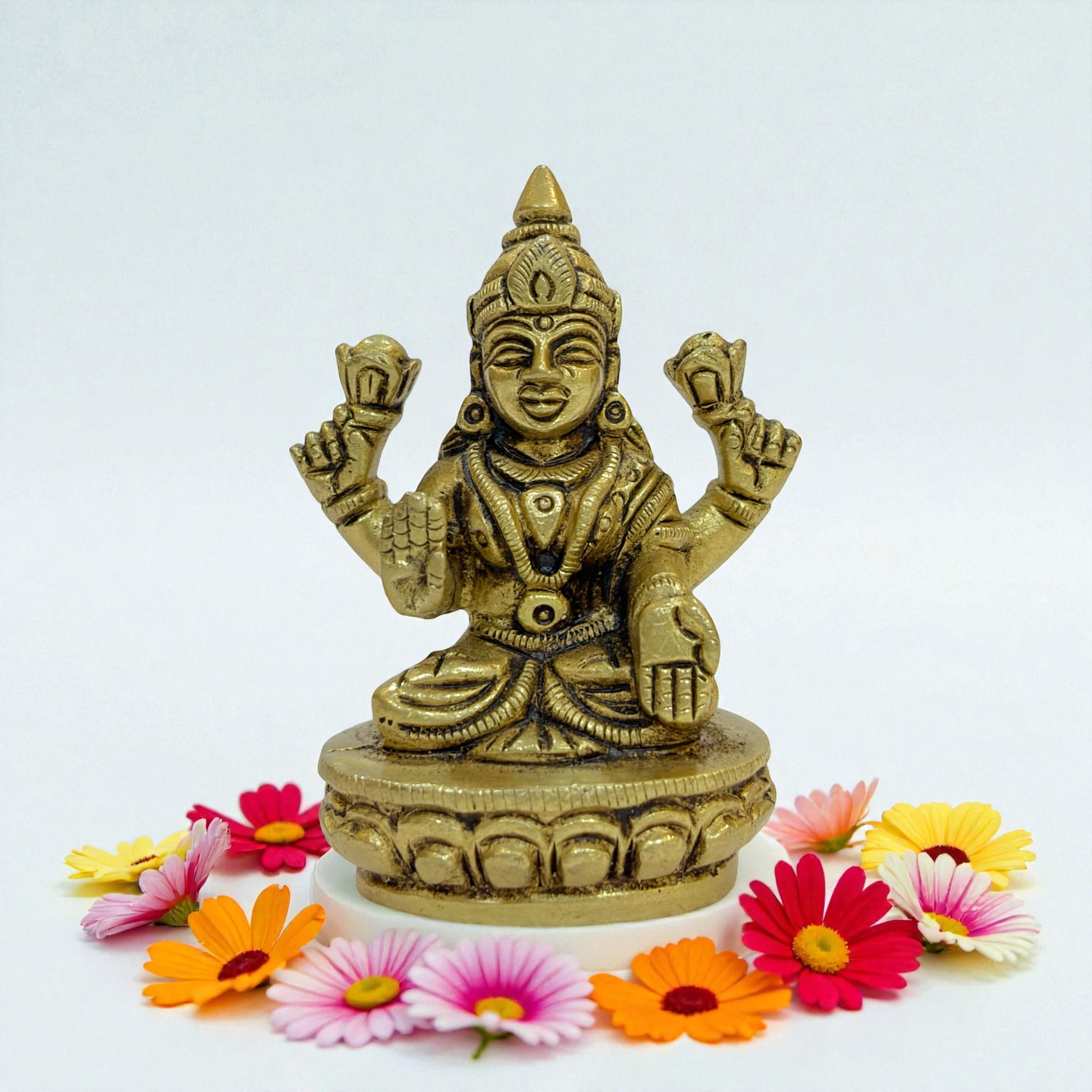 Brass MATA Lakshmi Ji Statue, Brass Decorative Statue, Home Decor, Small