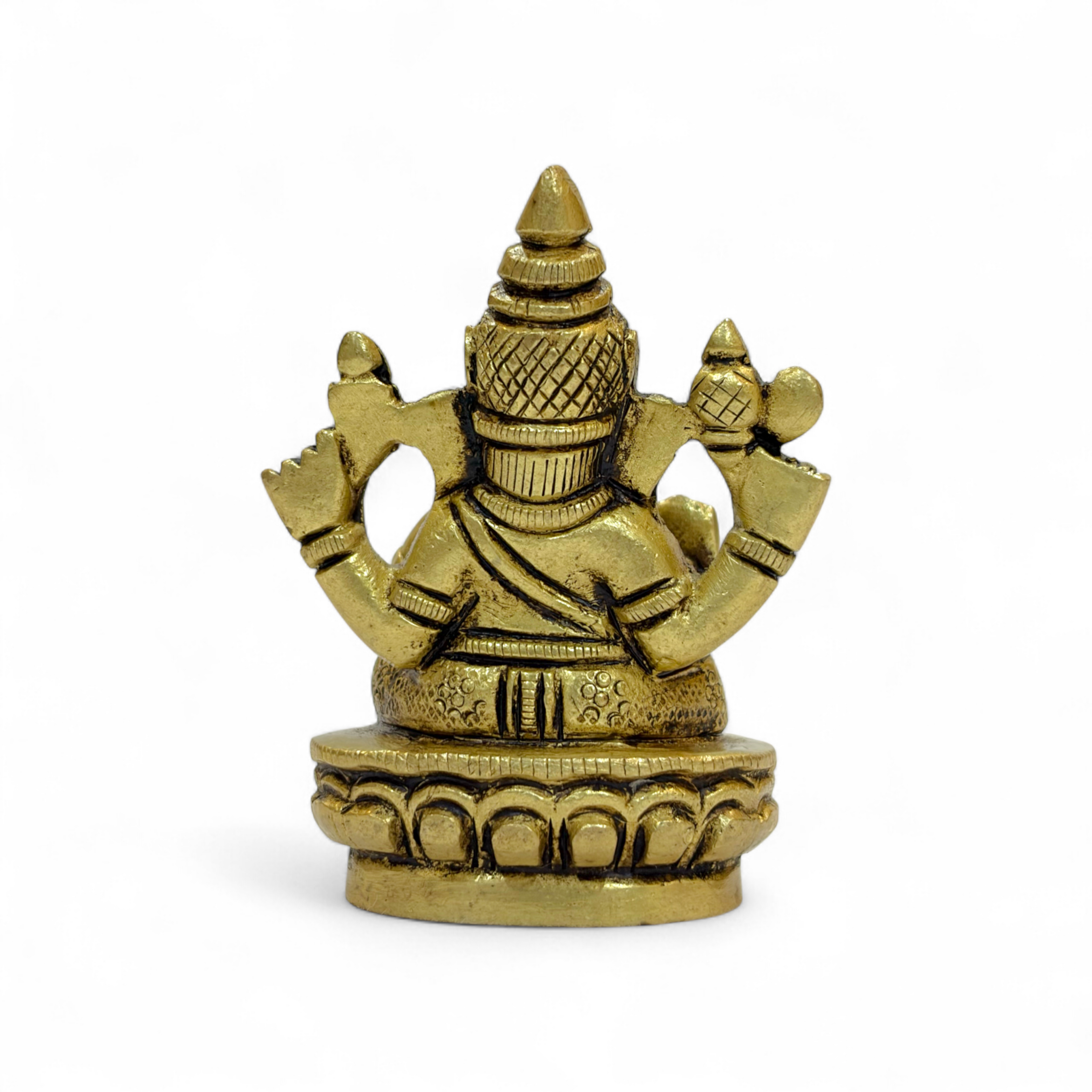 SD Brass Ganpati Bappa Statue Small